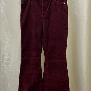 Burgundy Corduroy Pants